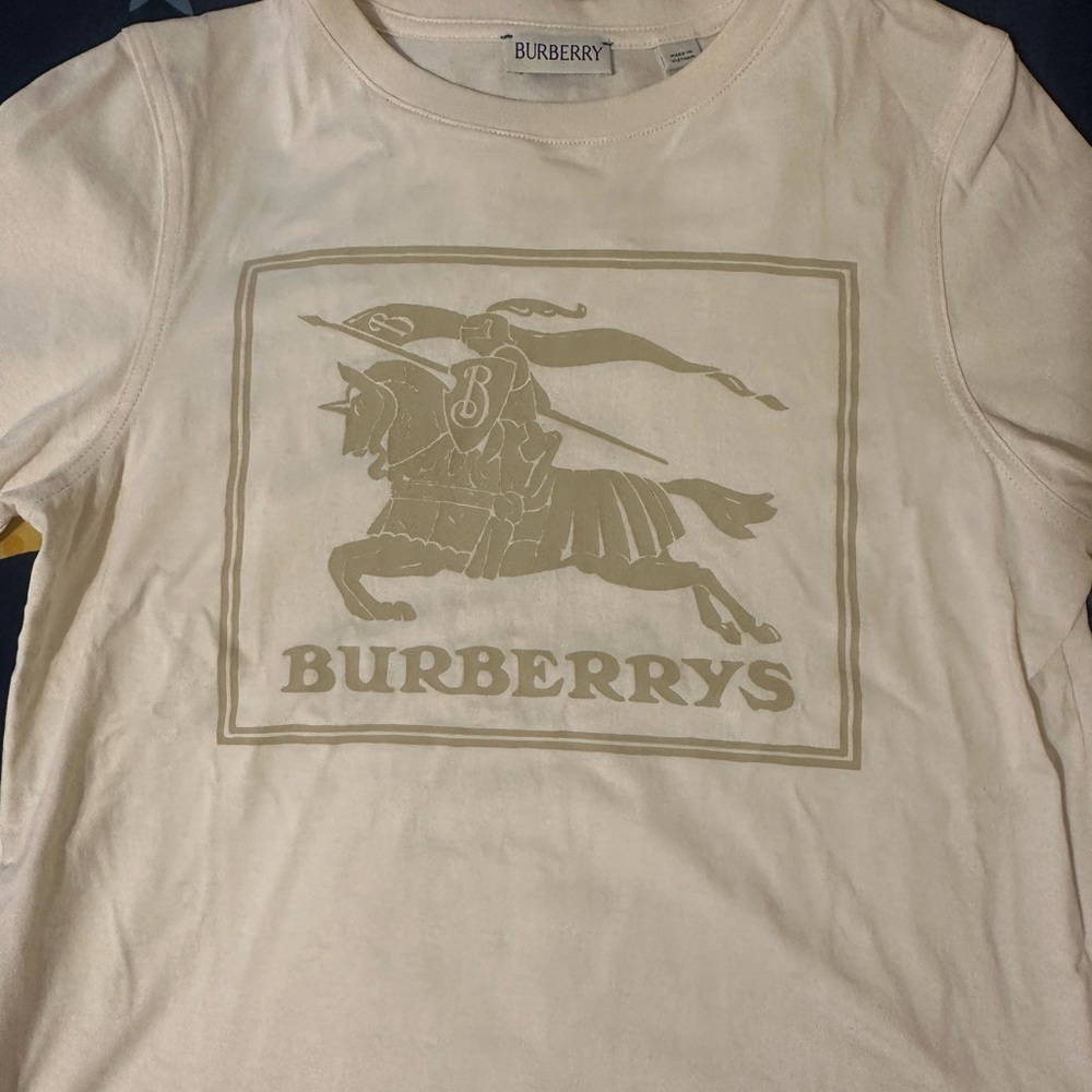 Kids Cream Burberry Shirt